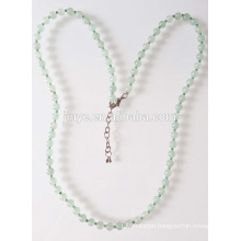 Handmade Elegant Green Natural Stone Beaded Necklace